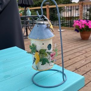 🐦‍⬛Ganz Bird/flower tea light/candle holder.